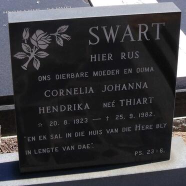 SWART Cornelia Johanna Hendrika nee THIART 1923-1982