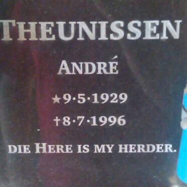 THEUNISSEN André 1929-1996