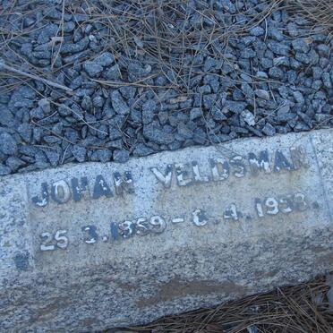 VELDSMAN Johan 1959-1959