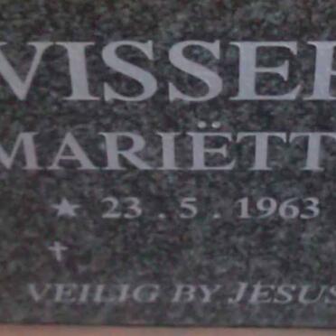 VISSER Mariëtte 1963-