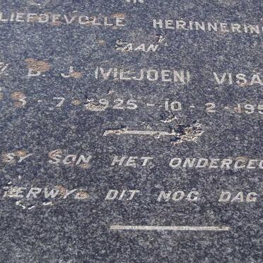 VISAGIE W.B.J. 1925-1950