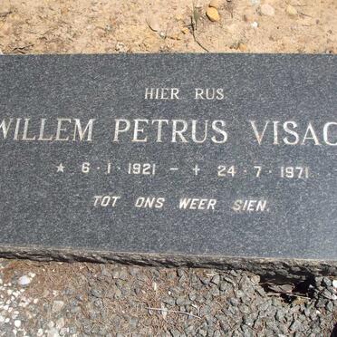 VISAGIE Willem Petrus 1921-1971