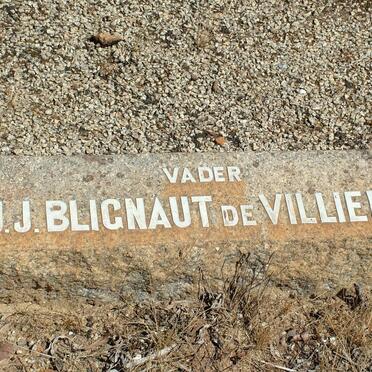 VILLIERS J.J. Blignaut, de