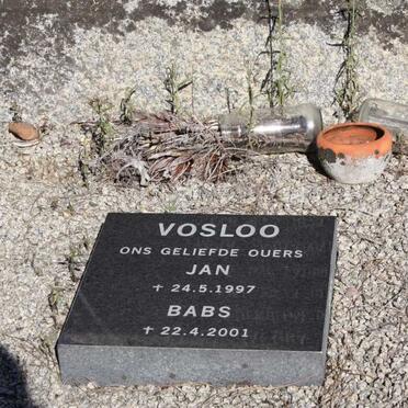 VOSLOO Jan -1997 &amp; Babs -2001
