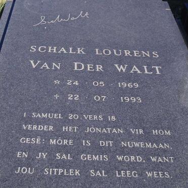 WALT Schalk Lourens, van der 1969-1993