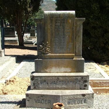 WALTSLEBEN William George, von 1895-1948 & Anna Maria KOEN 1894-1962 _1