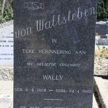 WALTSLEBEN Wally, von 1928-1963