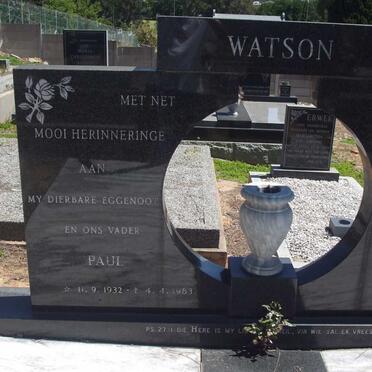 WATSON Paul 1932-1983