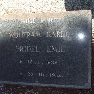 WAGENER Wolfram Karel Fridel Emil 1889-1952