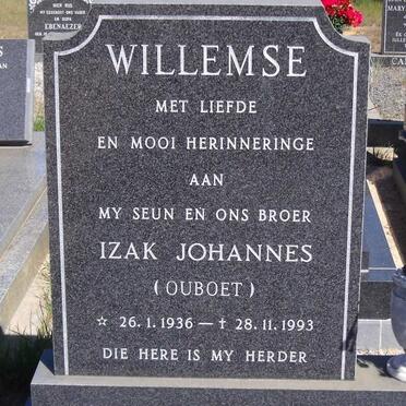 WILLEMSE Izak Johannes 1936-1993