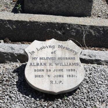 WILLIAMS Alban R. 1899-1931 & Anne 1906-1996 _2