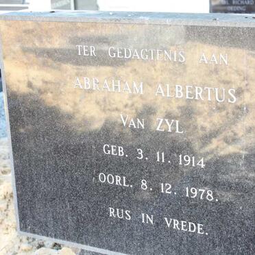ZYL Abraham Albertus, van 1914-1978