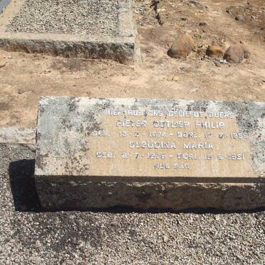 ZYL Pieter Gotliep Philip, van 1874-1958 &amp; Claudina Maria 1878-1951