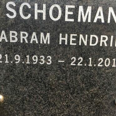 SCHOEMAN Abram Hendrik 1933-2012
