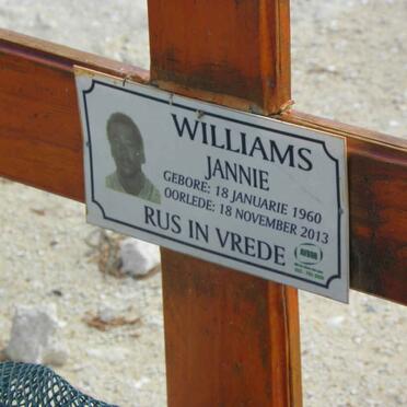 WILLIAMS Jannie 1960-2013