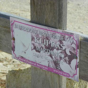 KLIFFAS Marthinus 1946-2013