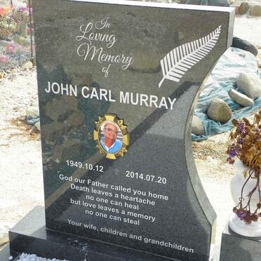 MURRAY John Carl 1949-2014