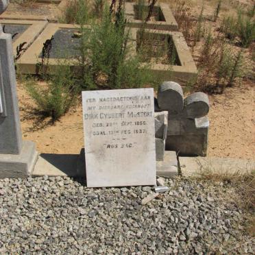 MOSTERT Dirk Gysbert 1859-1937