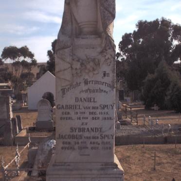 SPUY Daniel Gabriel, van der 1855-1899 :: VAN DER SPUY Sybrandt Jacobus 1887-1899 