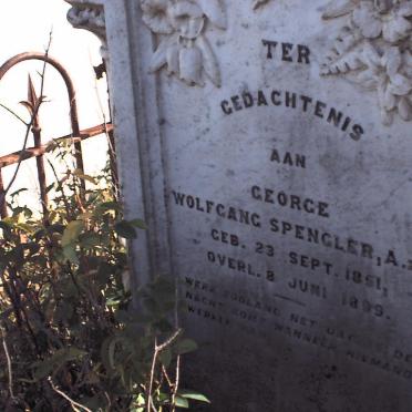 SPENGLER George Wolfgang 1851-1899