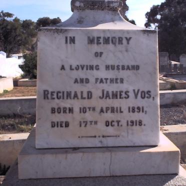 VOS Reginald James 1891-1918
