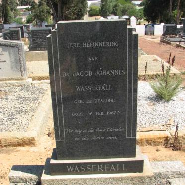 WASSERFALL Jacob Johannes 1891-1962
