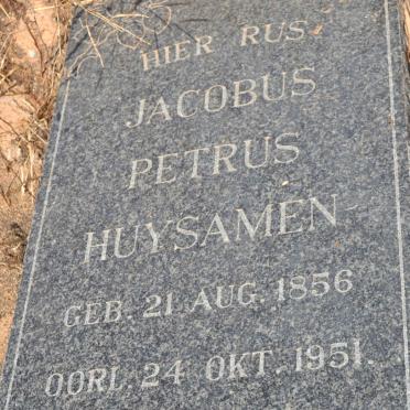 HUYSAMEN Jacobus Petrus 1856-1951