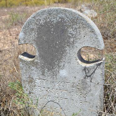 KOTZE Gert 1885-1887