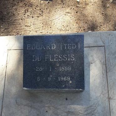 PLESSIS Eduard, du 1899-1969