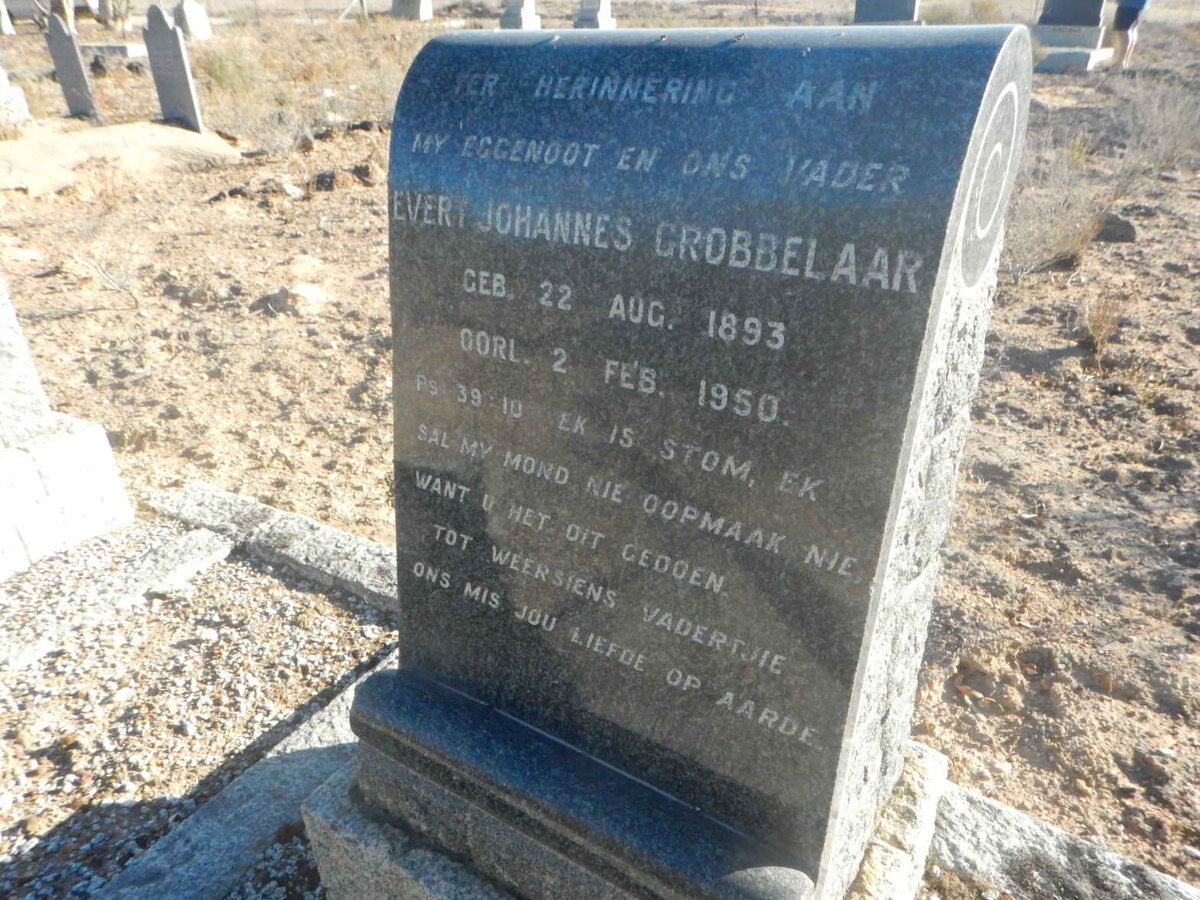 GROBBELAAR Evert Johannes 1893-1950