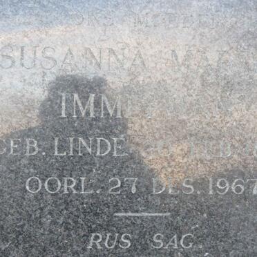 IMMELMAN Susanna Maria nee LINDE 1883-1967