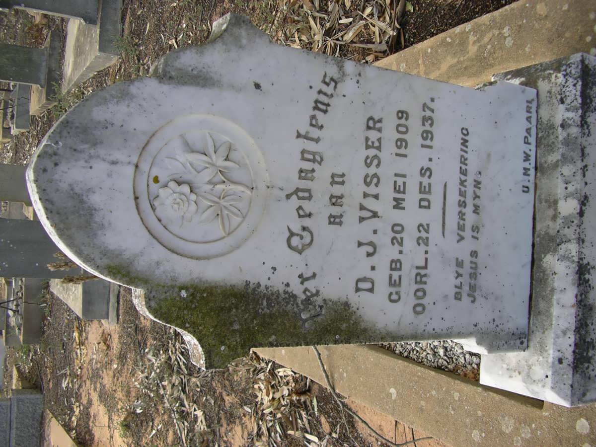 VISSER D.J. 1909-1937