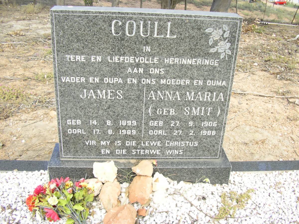 COULL James 1899-1989 &amp; Anna Maria SMIT 1906-1988