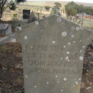 PRETORIUS F.J. 1925-1937