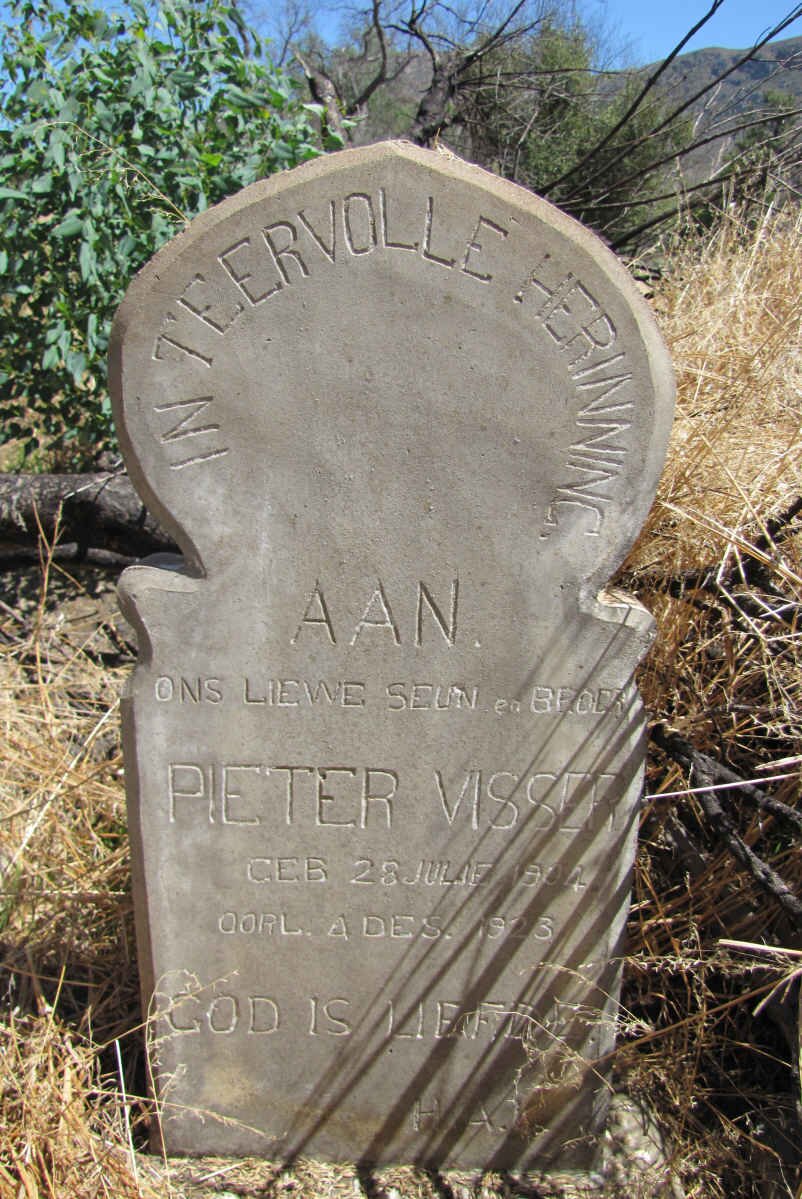 VISSER Pieter 1904-1923