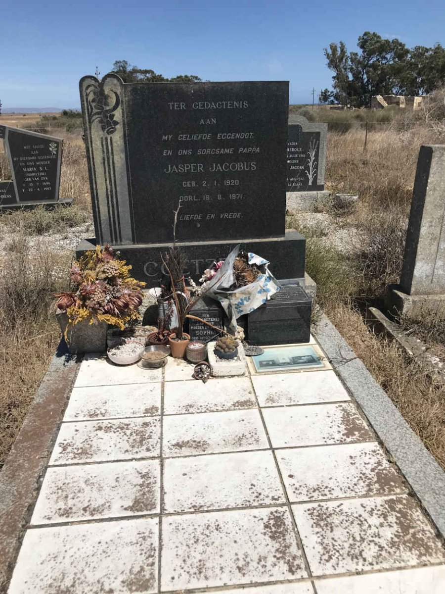 COETZEE Jasper Jacobus 1920-1971 & Sophia 1918-2001 :: COETZEE Gerhardus 1954-2015 _1