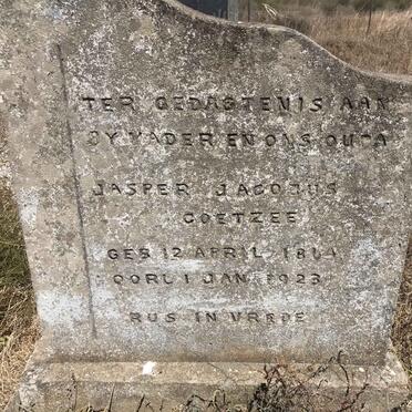 COETZEE Jasper Jacobus 1864-1923