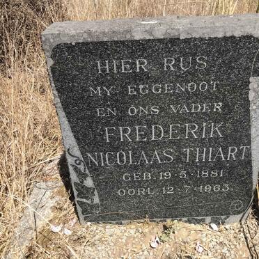 THIART Frederik Nicolaas 1881-1963