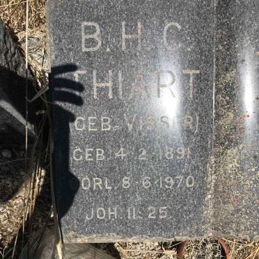 THIART B.H.C. nee VISSER 1891-1970 