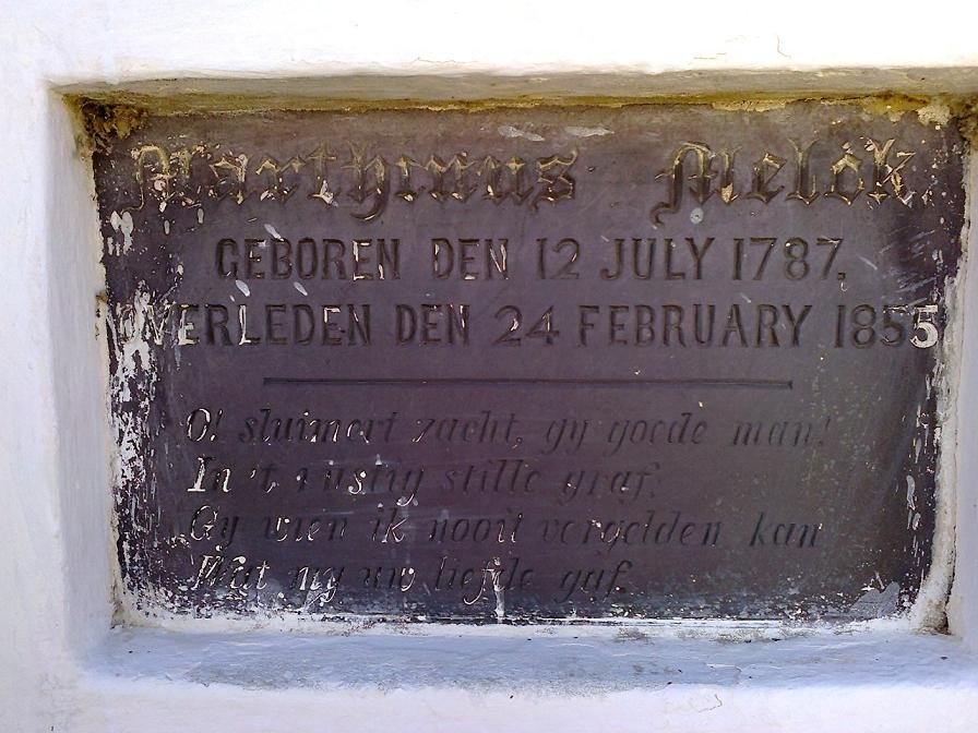 MELCK Marthinus 1787-1855