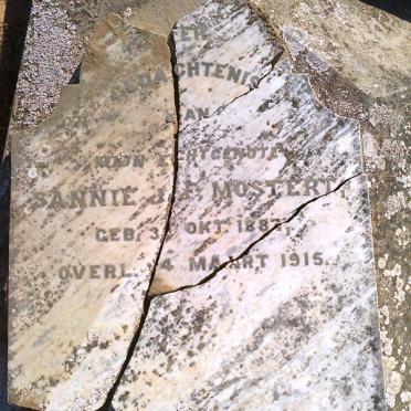 MOSTERT Sannie J.F. 1887-1915