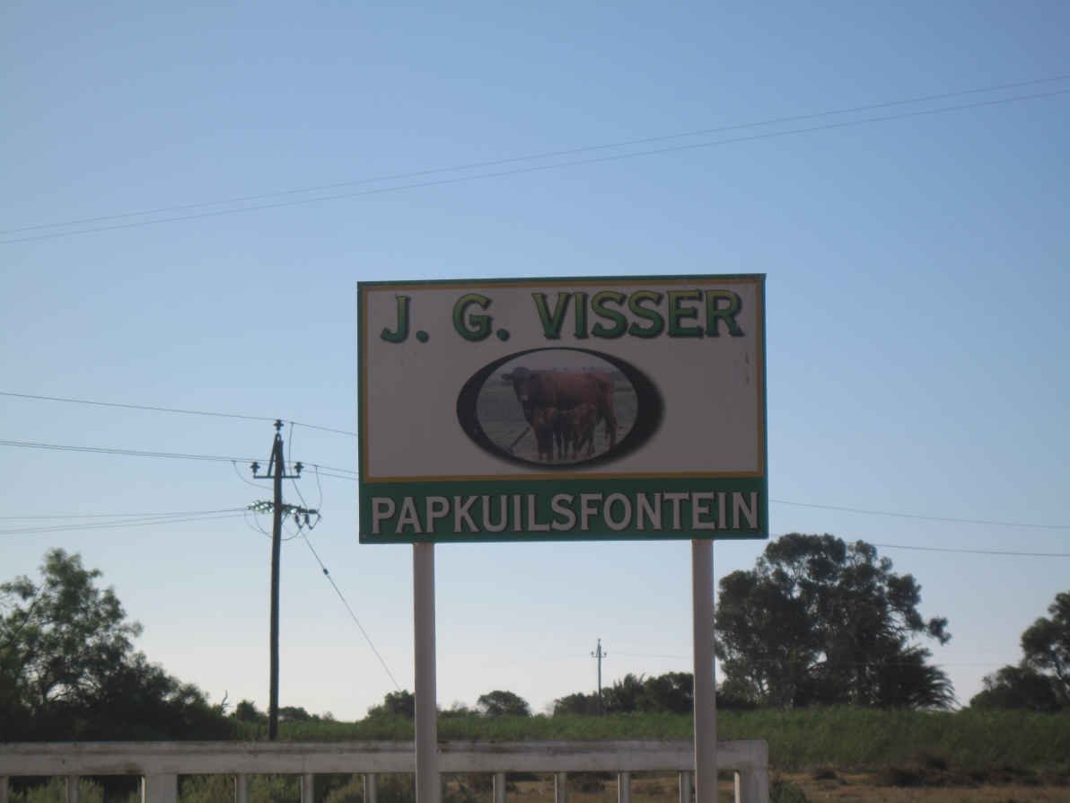 1. Oorsig oor die ingang na Papkuilsfontein