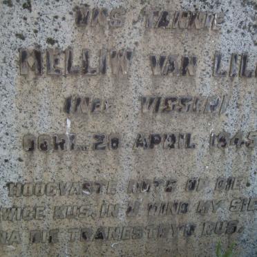 LILL Melliw, van nee VISSER -1945