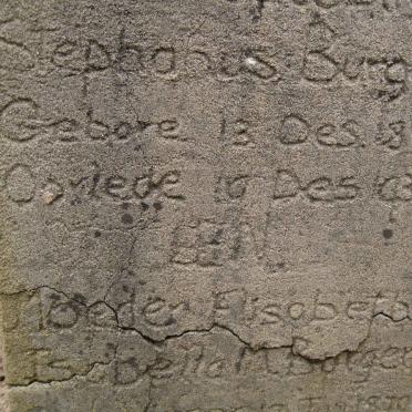 BURGER Jacobus Stephanus 1873-1936