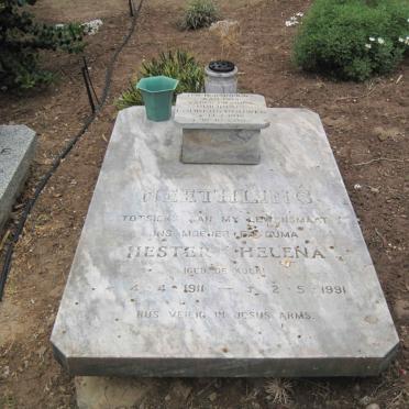 NEETHLING Philippus Lourens Bouwer 1918-2002 &amp; Hester Helena DE KOCK 1911-1991