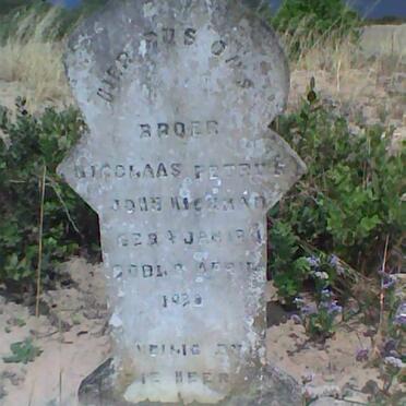 HICKMAN Nicolaas Petrus John 1911-1938