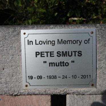 SMUTS Pete 1938-2011