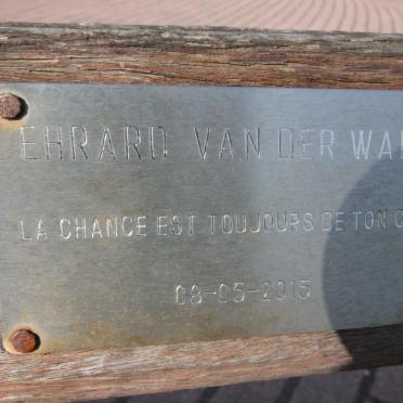 WALT Ehrard, van der -2015