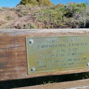 TOIT Gumee du, 1909-1999 &amp; Joey 1913-2005