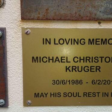 KRUGER Michael Christopher 1986-2013